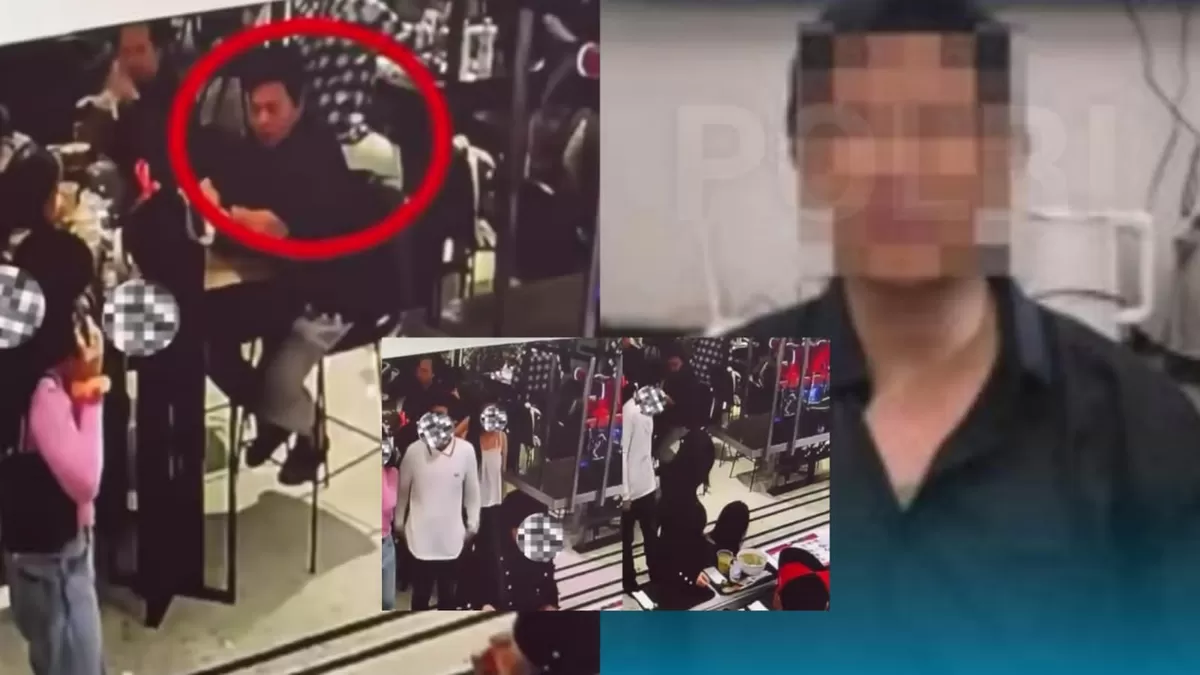 Pria yang menendang wanita di Mal Senayan City, Jakarta Pusat telah diamankan polisi (Threads/trashygoddess - Instagram/divisihumaspolri)