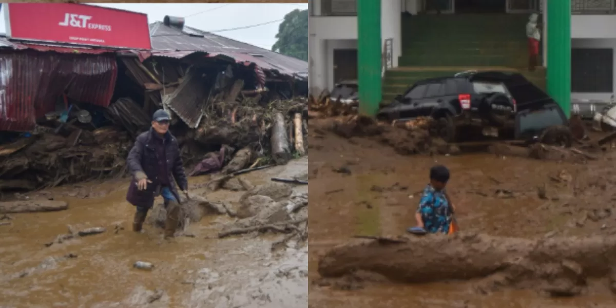 Menyoroti fakta terkini ihwal bencana banjir bandang yang melanda wilayah Kabupaten Solok, Sumatera Barat (Instagram.com/@ussfeeds)