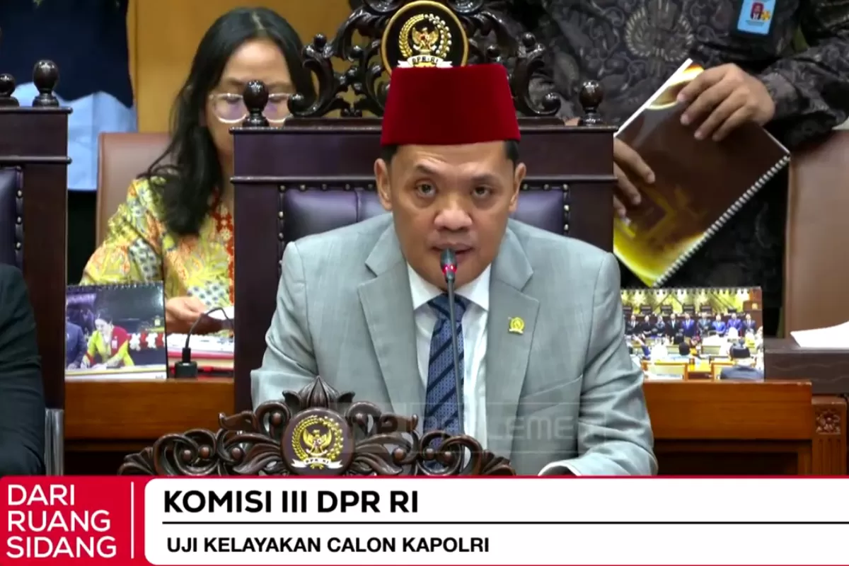 Komjen Pol. Suyudi Ario Seto ditunjuk sebagai calon tunggal menggantikan Jenderal Polisi Listyo Sigit Prabowo yang sudah menjabat sebagai Kapolri sejak  tahun 2021 (YouTube/ TVR Parlemen)
