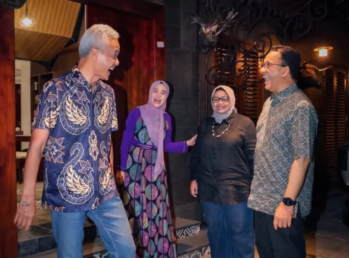 Anies Baswedan dan Ganjar Pranowo bertemu di kediaman Ganjar di Yogyakarta (IG/@ganjar_pranowo)
