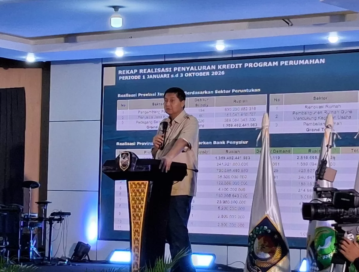 Menteri PKP Maruarar Sirait memberikan teguran kepada jajaran Bank bjb terkait rendahnya penyaluran KPR subsidi, Senin 5 Oktober 2026