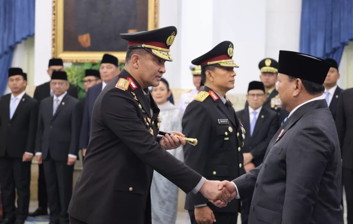 Ilustrasi - sebanyak 27 pejabat Polri menjalani pelantikan dan sertijab di Mabes Polri, sementara 23 Pati mendapat kenaikan pangkat dan Kapolda Metro dilantik menyusul (Sekretariat Presiden)
