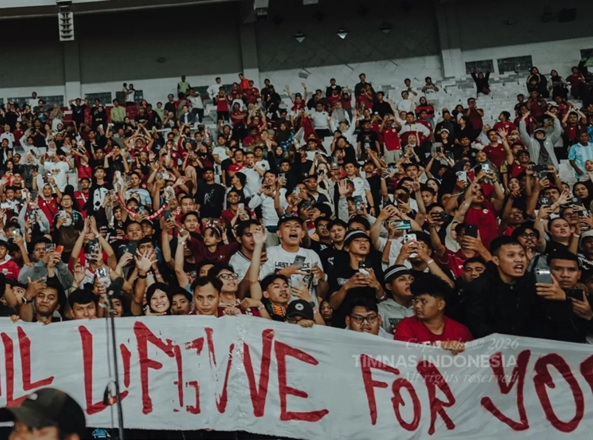 Ilustrasi - Stadion Utama Gelora Bung Karno (SUGBK) yang dipadati suporter saat final Indonesia vs Thailand (IG/@timnasindonesia)