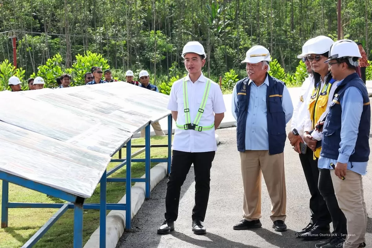 Wakil Presiden Gibran Rakabuming Raka tinjau kompleks legislatif dan yudikatif di IKN belum lama ini. (Instagram.com/@ikn_id)