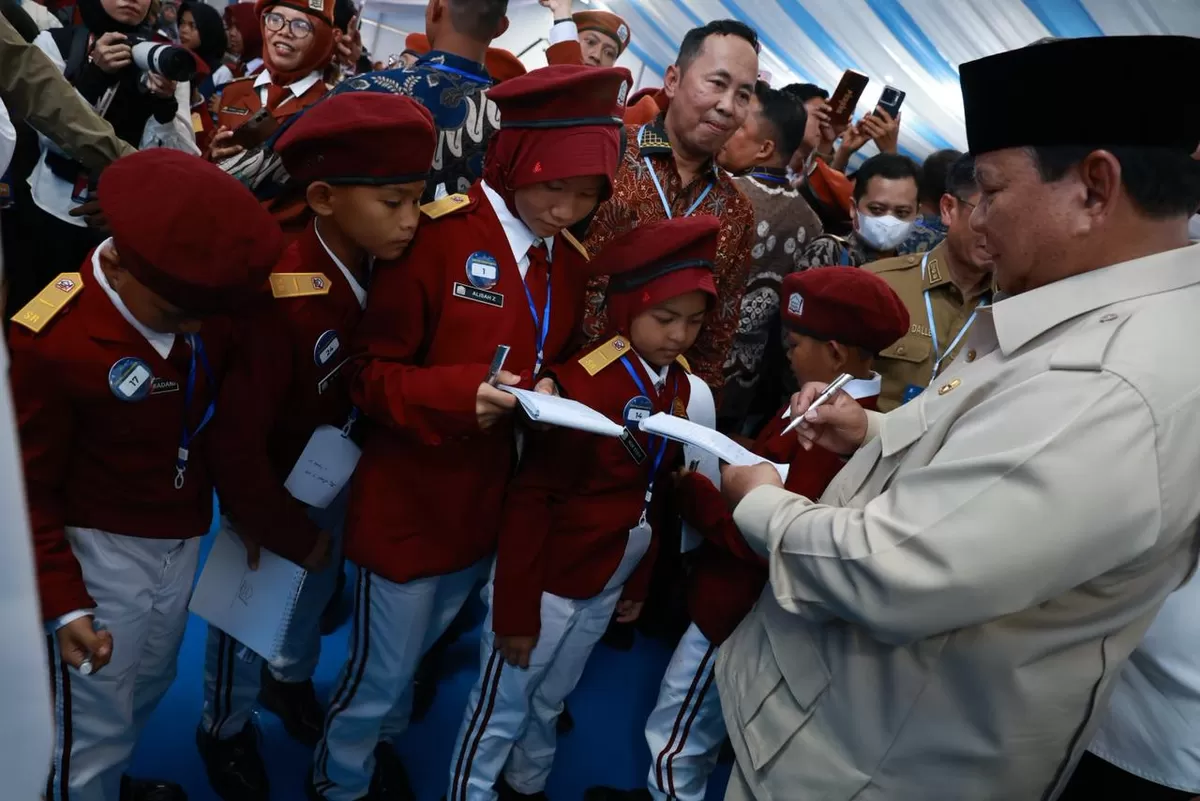 Prabowo ingin tiap Sekolah Rakyat nantinya bisa menampung 1.000 siswa. (Dok. Sekretariat Presiden)