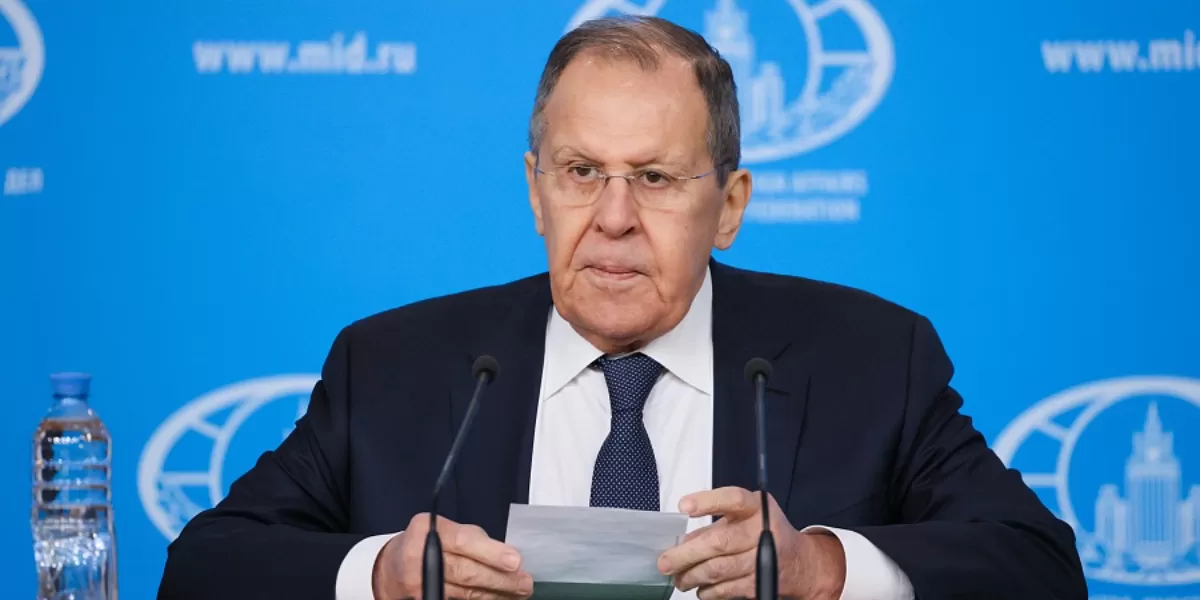 Menlu Rusia Sergey Lavrov konfirmasi adanya komunikasi antara Iran dan Israel, membahas soal isu-isu regional. (Russian MFA)