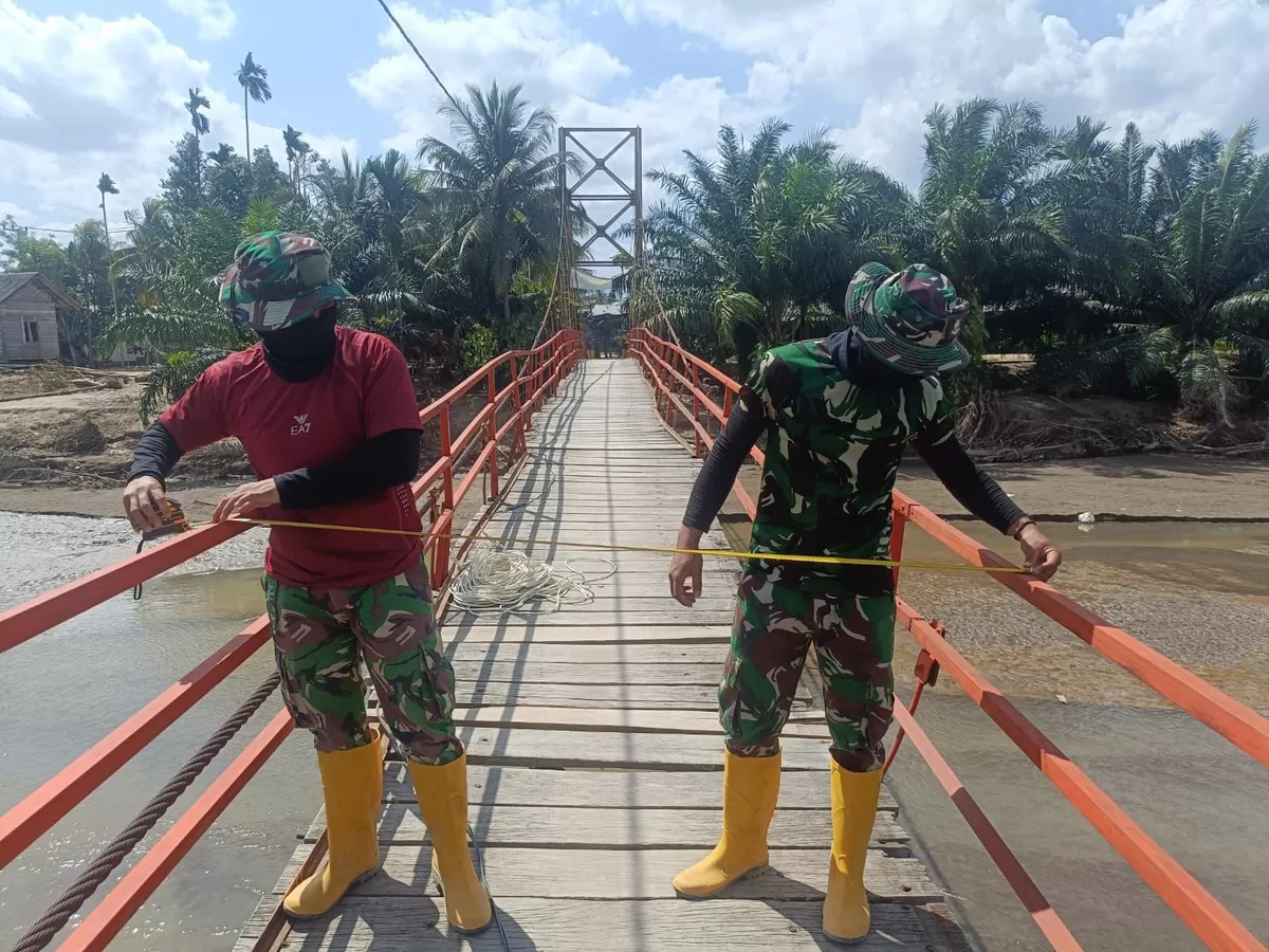 Salah satu dari 15 jembatan perintis.