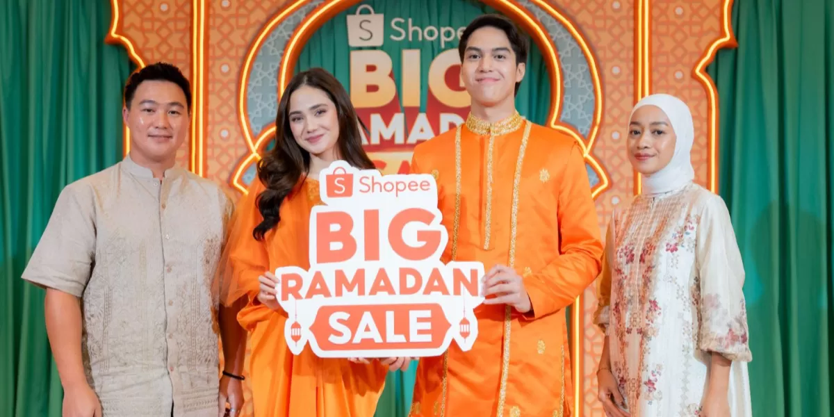 Shopee hadirkan promo Big Ramadan Sale untuk hadirkan bulan suci masa kini bersama El Rumi dan Syifa Hadju. (Shopee)