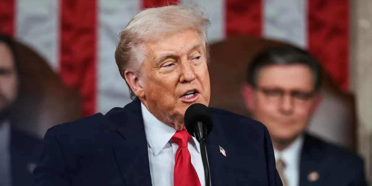Presiden AS Donald Trump kembali ultimatum Iran dalam pidato kenegaraan atau State of the Union belum lama ini. (X.com/@WhiteHouse)