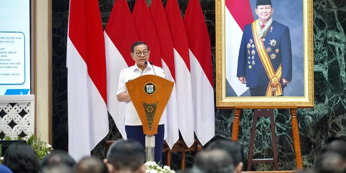 Gubernur DKI Jakarta, Pramono Anung pastikan stok pangan aman di tengah konflik antara Iran dan AS-Israel belum lama ini. (X.com/@pramonoanung)
