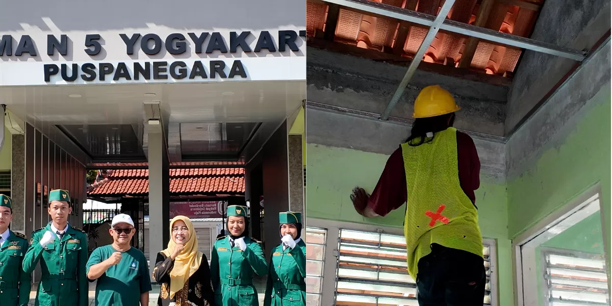 Revitalisasi SMAN 5 Yogyakarta. (Press Release Badan Komunikasi Pemerintah (Bakom) RI)