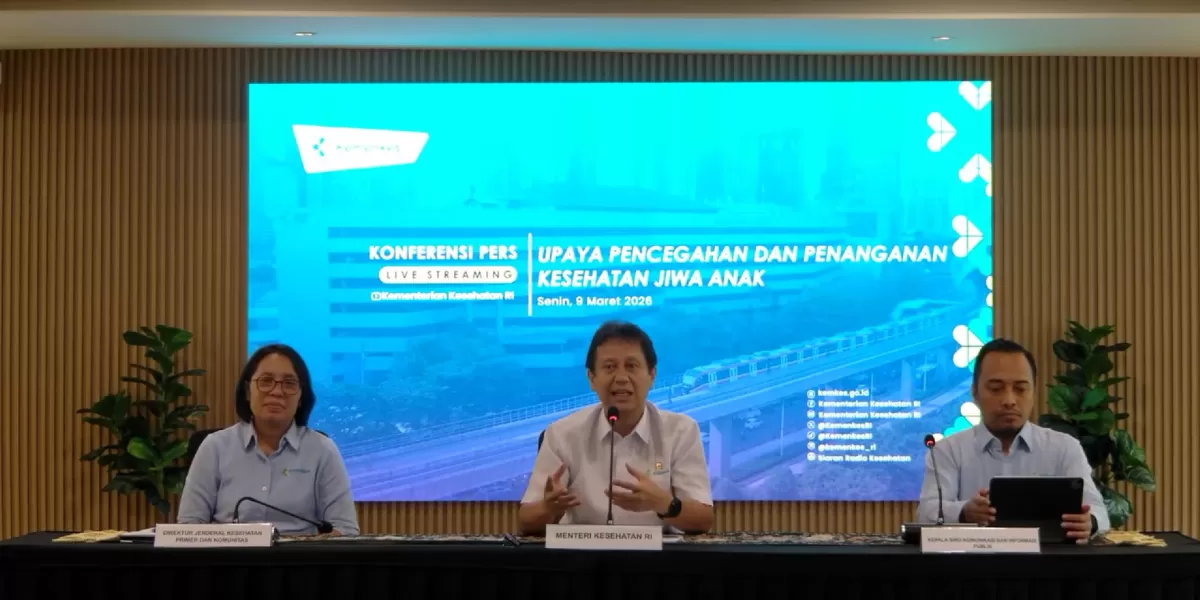 Konferensi Pers Upaya Pencegahan dan Penanganan Kesehatan Jiwa Anak. (Press Release Bakom RI)