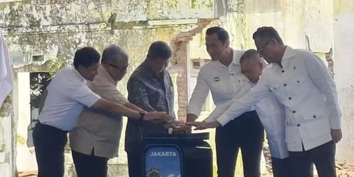Peresmian pembangunan hunian di Manggarai, Jakarta. (Bakom RI)