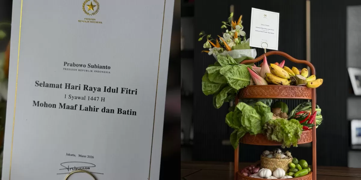 Hampers lebaran ketahanan pangan ala Prabowo. (instagram.com/ipangwahid)