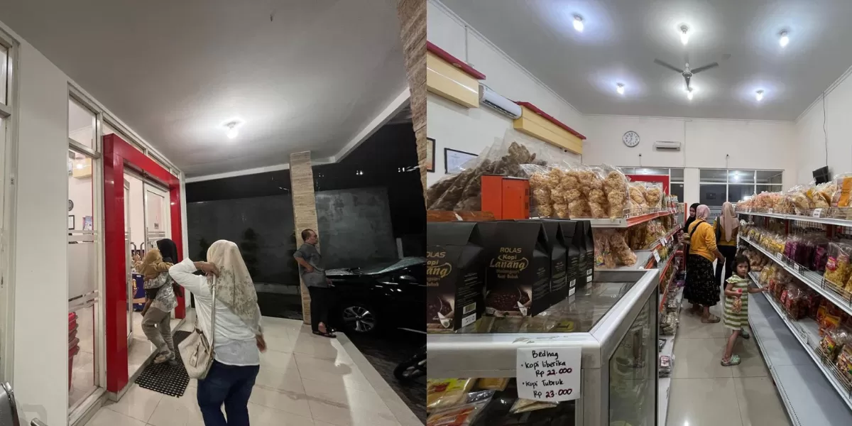 Pengunjung meramaikan toko oleh-oleh khas Jember. (Dok. Promedia)