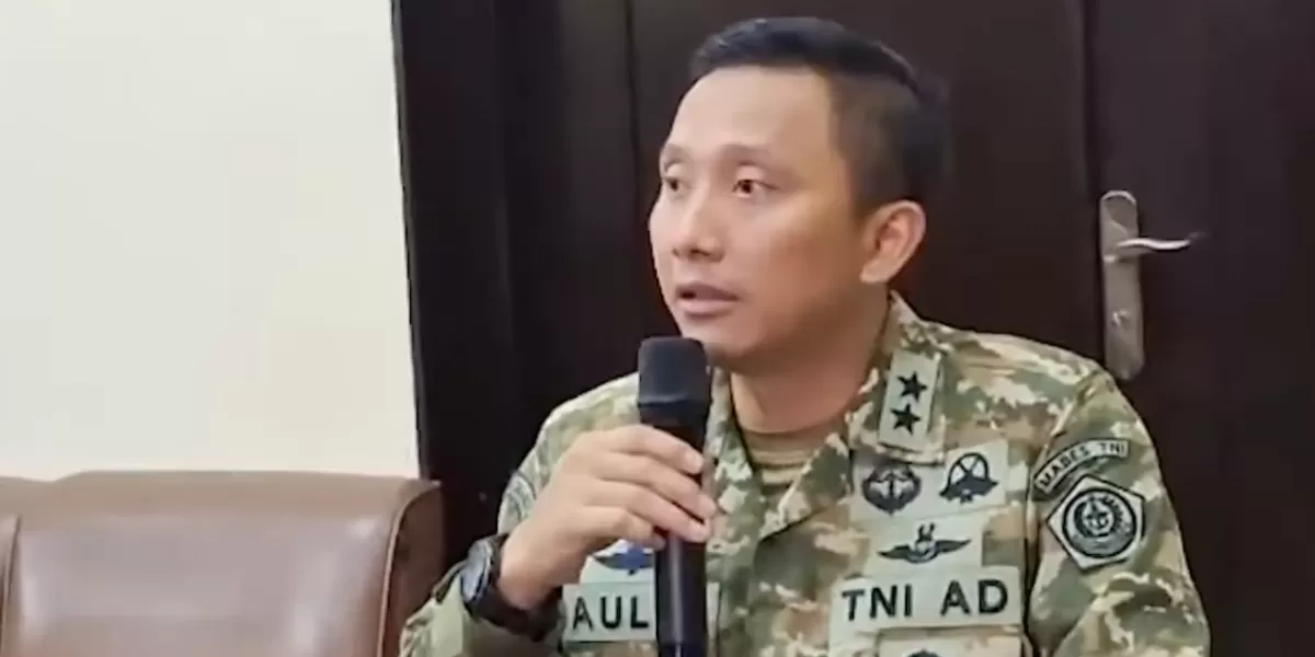 Kapuspen Mabes TNI menerangkan insiden serangan artileri di Lebanon hingga salah satu prajurit TNI gugur saat bertugas di bawah UNIFIL. (Tangkap layar YouTube Puspen TNI)