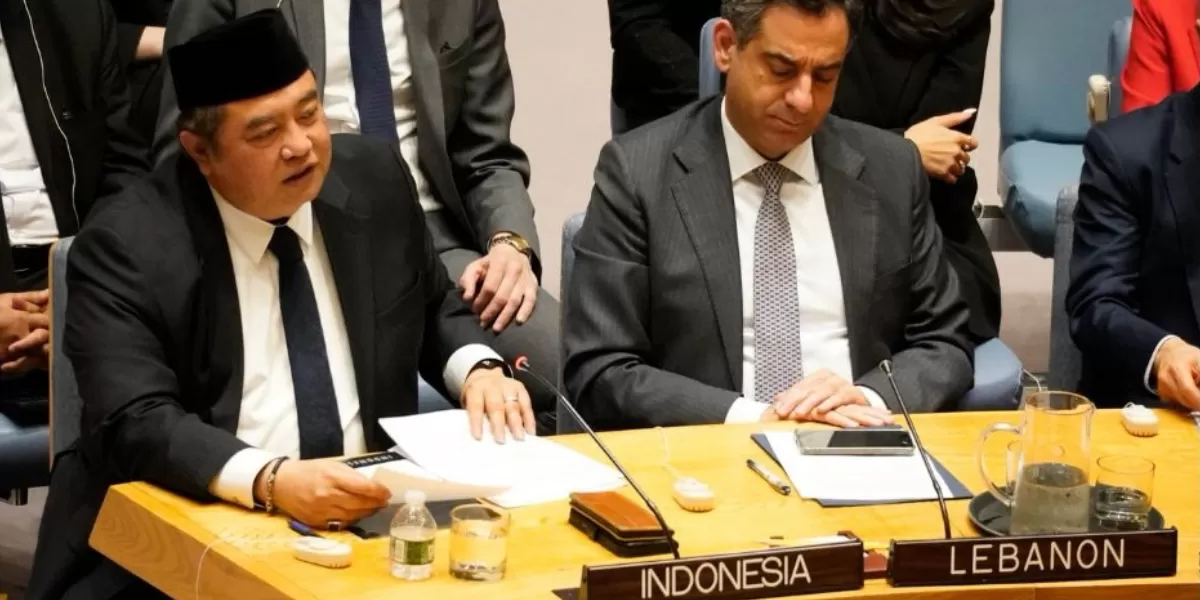 Perwakilan Indonesia di PBB tuntut investigasi atas gugurnya 3 prajurit TNI yang bertugas di bawah UNIFIL di Lebanon, tolak alasan Israel. (Instagram.com/@indonesiaunny)