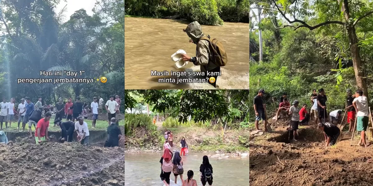 Polisi ringkus tiga preman di Tanah Abang usai viral memeras pedagang bakso dengan memecahkan mangkuk dan mengancam menusuk penjual bubur. (Instagram @najib_nadir)