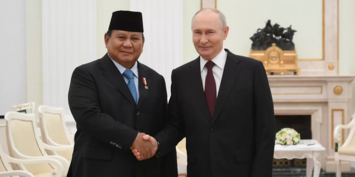 Presiden Prabowo Subianto temui Presiden Vladimir Putin di Kremlin, bahas energi hingga geopolitik global. (Russia MFA)