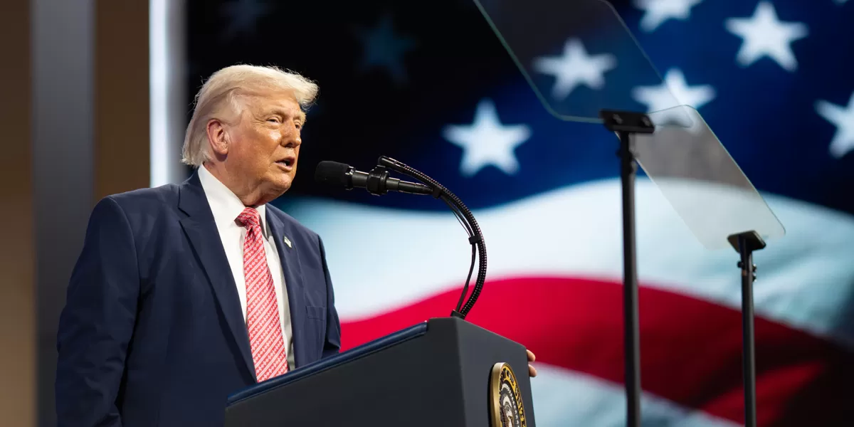 Presiden AS Donald Trump sebut perang di Iran akan segera berakhir dalam sebuah wawancara televisi swasta. (X.com/@WhiteHouse)
