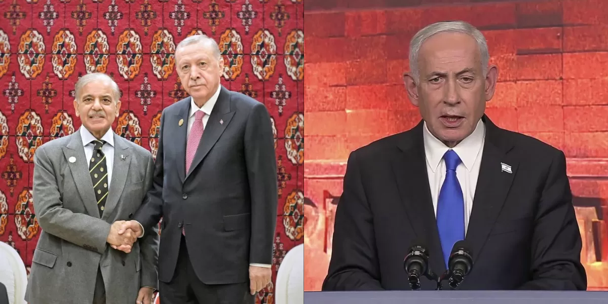 Analis Israel menyebut Turki atau Pakistan bisa menjadi musuh negara tersebut setelah dianggap sukses melemahkan Iran. (Kolase foto X.com/@CMShehbaz/@IsraeliPM)