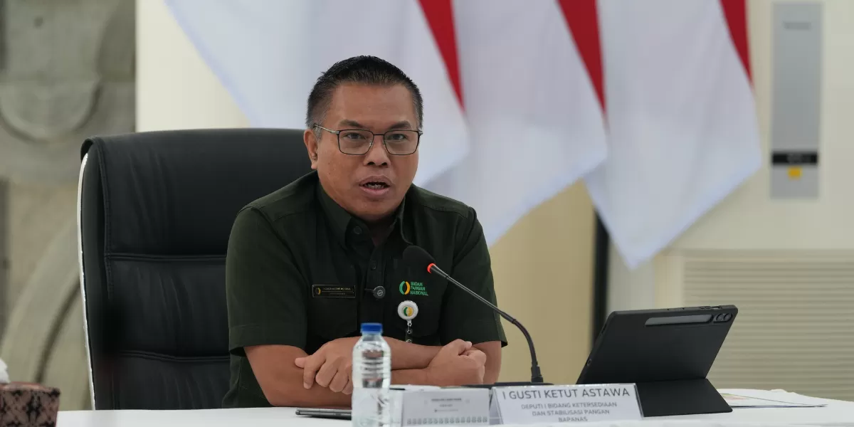 Deputi 1 Bidang Ketersediaan dan Stabilisasi Pangan Bapanas, I Gusti Ketut Astawa. (Press Release Badan Komunikasi Pemerintah (Bakom) RI)