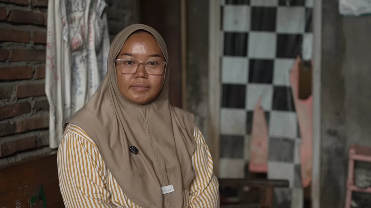 Sri Wahyuni, ibu asal Desa Pelemgede. (Press Release Badan Komunikasi Pemerintah (Bakom) RI)