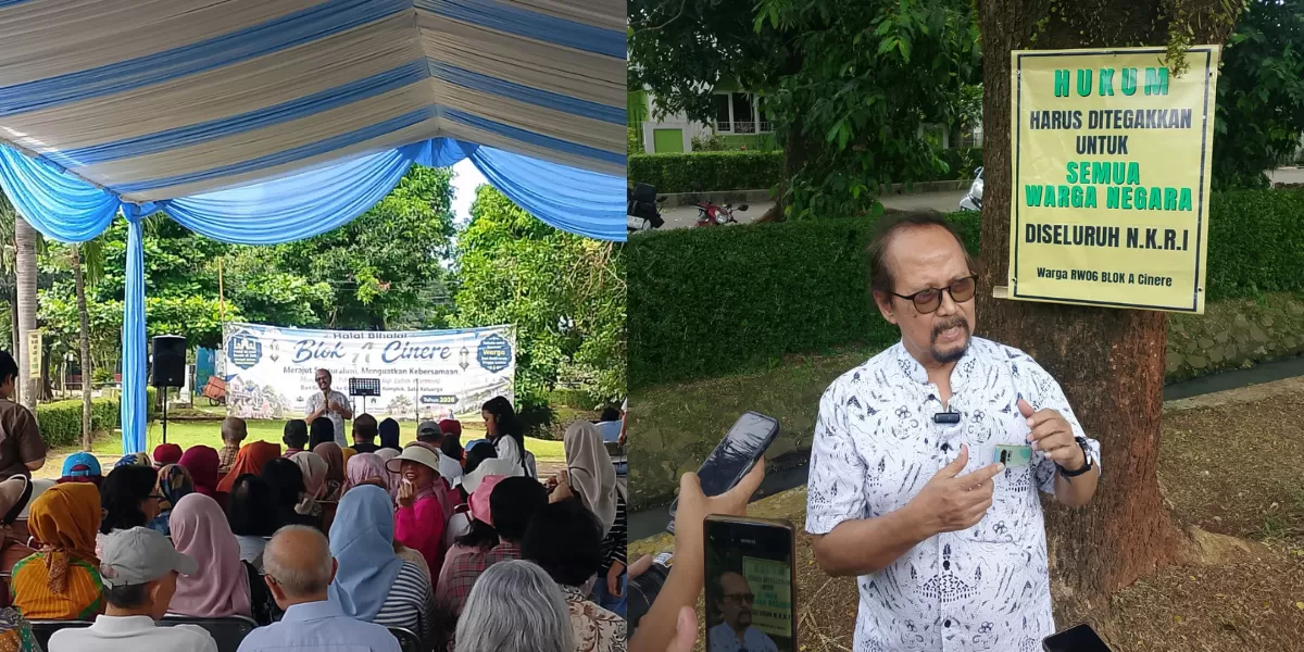 Ketua RW 006 Blok A Cinere Estate, Heru Kasidi. (Senayan Post)