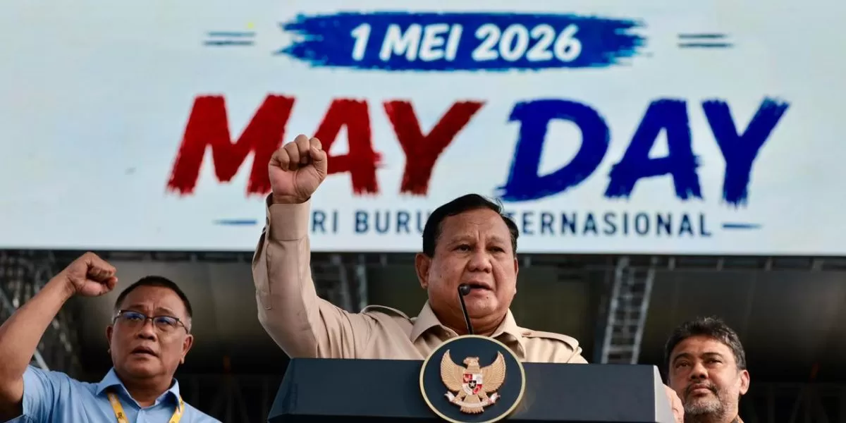 Presiden Prabowo Subianto ungkap sejumlah kebijakan dan komitmen mulai dari perlindungan ojol hingga UU Ketenagakerjaan. (Bakom RI)