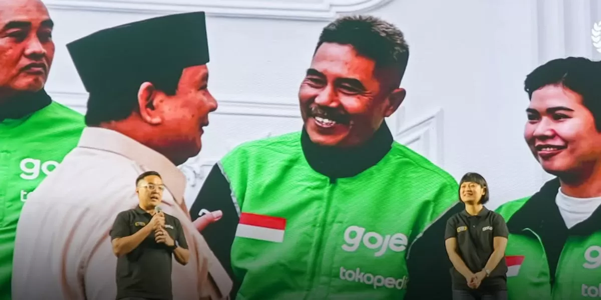 Presiden Prabowo Subianto berencana batasi potongan aplikator ojol di bawah 10 persen dalam peringatan Hari Buruh Internasional. (Instagram.com/@gotoindonesia)