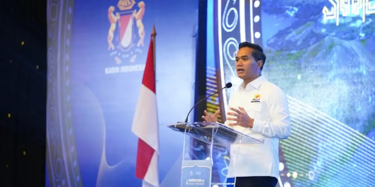 Ketua Umum Kamar Dagang dan Industri (Kadin) Indonesia, Anindya Novyan Bakrie. (Infobanknews.com)