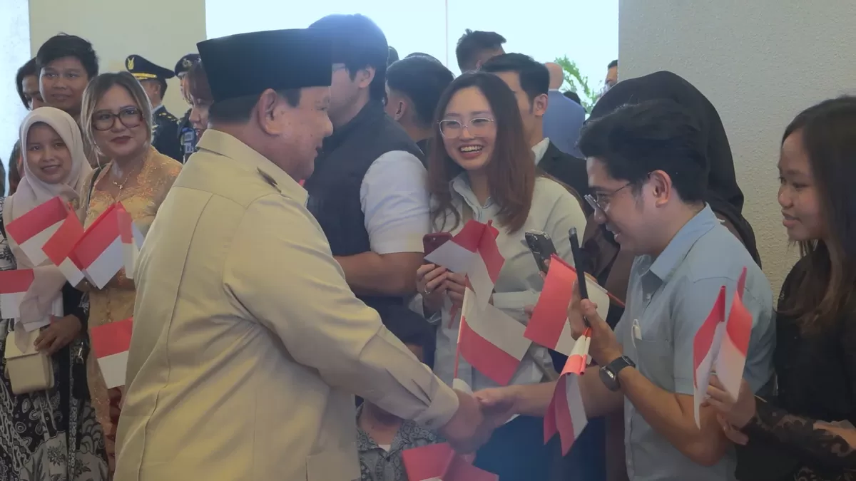 Prabowo Subianto disambut diaspora Indonesia di Cebu, Filipina. (Press Release Badan Komunikasi Pemerintah (Bakom) RI)