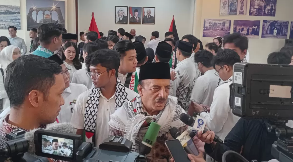 Dubes Palestina untuk Indonesia Abdul Fattah Al Sattari (Mush'ab Muqoddas)