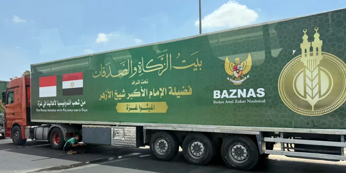 BAZNAS kirimkan bantuan kepada rakyat Palestina. (Dokumentasi BAZNAS RI)