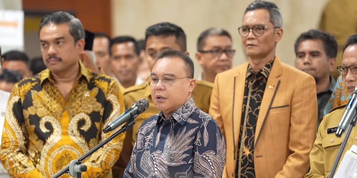 Wakil Ketua DPR sekaligus Kasatgas Pemulihan Pascabencana Sumatra DPR RI, Prof. Sufmi Dasco. (Press Release Badan Komunikasi Pemerintah (Bakom) RI)