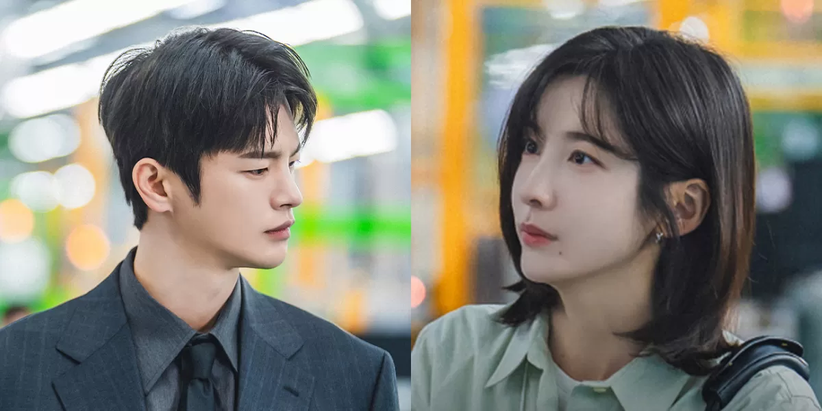 Seo In Guk dan Park Ji Hyun terlibat dalam romansa kantor tak terduga dalam drakor See You at Work Tomorrow. (Instagram.com/@tvn_drama)