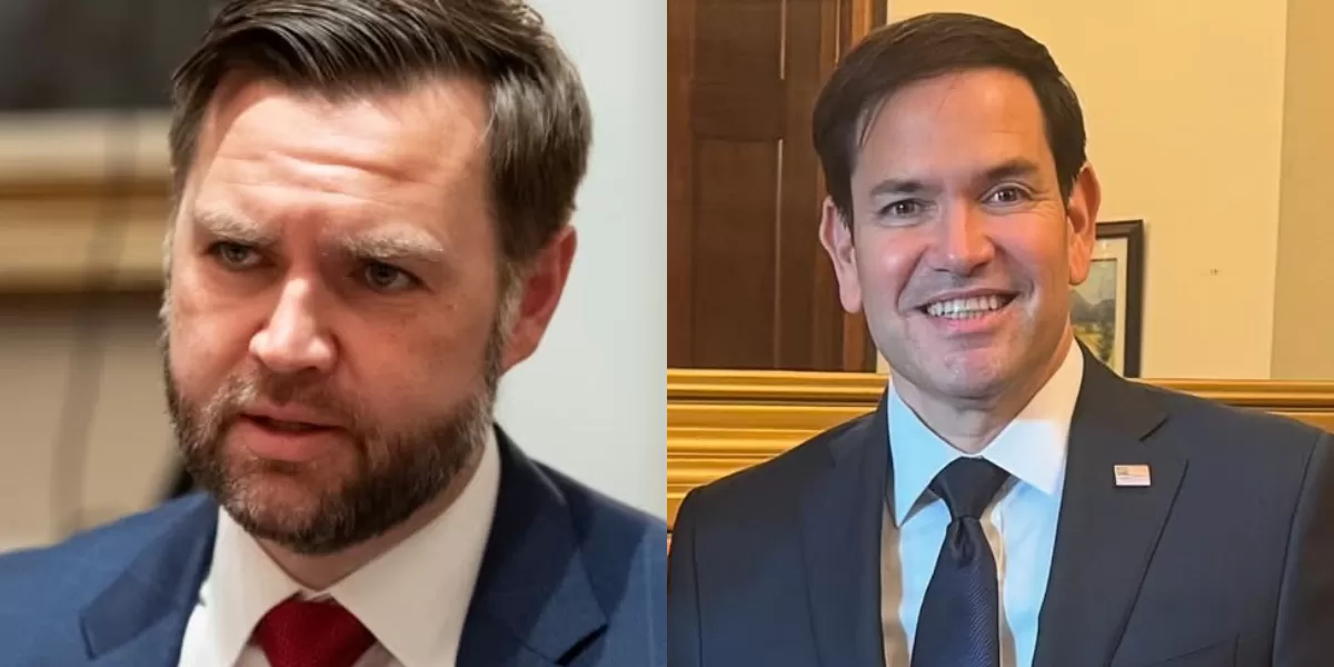 Gedung Putih bantah ada perpecahan usai Wapres JD Vance dan Menlu AS Marco Rubio beda pendapat soal Iran dan Israel. (Kolase foto Instagram.com @vp/@marcorubio)