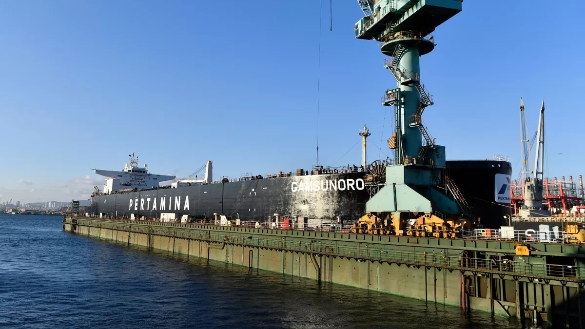 Kapal Gamsunoro milik PT Pertamina International Shipping (PIS). (Pertamina)