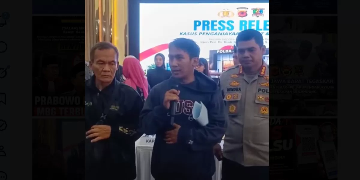 Keluarga YTR yang menjadi korban penyiksaan dan penganiayaan minta tersangka Taufik Hidayat dihukum seberat-beratnya. (Instagram.com/@humaspoldajabar)