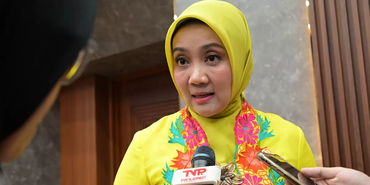 Anggota DPR RI Atalia Praratya kritik lagu Bupati Purwakarta Saepul Bahri Binzein yang berjudul Lalaki Langit Lalanang Bejad. (DPR RI/Mentari)