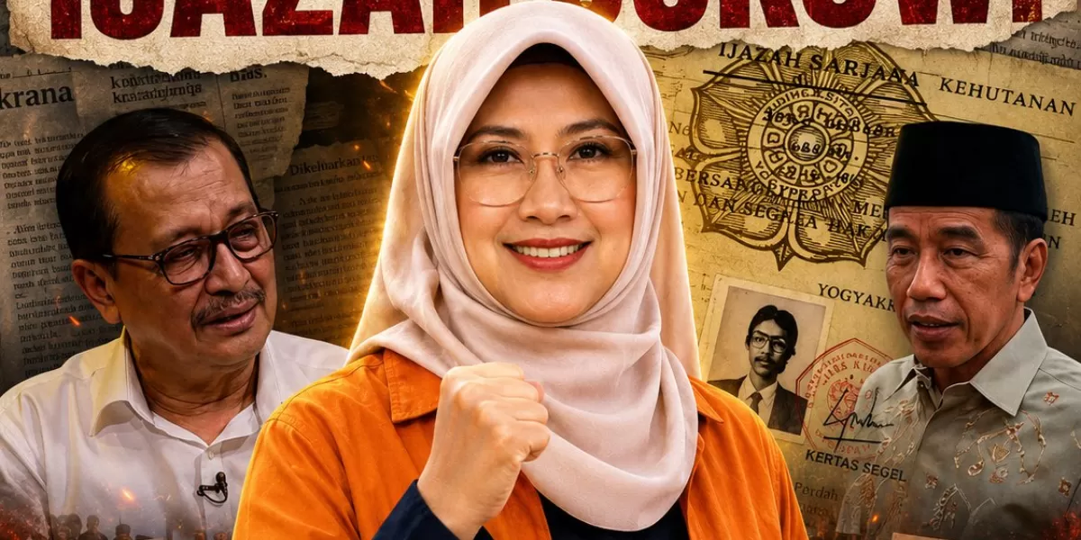 Dokter Tifa hadiri sidang perdana di Pengadilan Negeri Jakarta Timur, didakwa tuduhan ijazah palsu dan pencemaran nama baik Jokowi. (X.com/@DokterTifa)