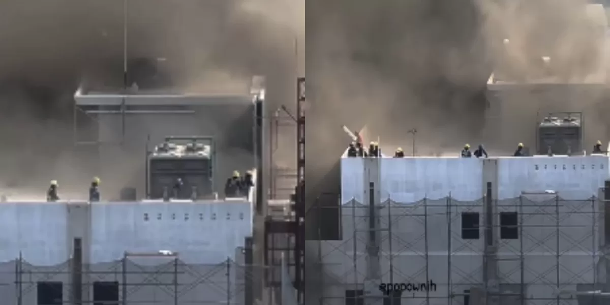 Viral di media sosial insiden kebakaran yang terjadi di daerah Menteng, Jakarta Pusat belum lama ini. (Instagram.com/@aboutdkj)