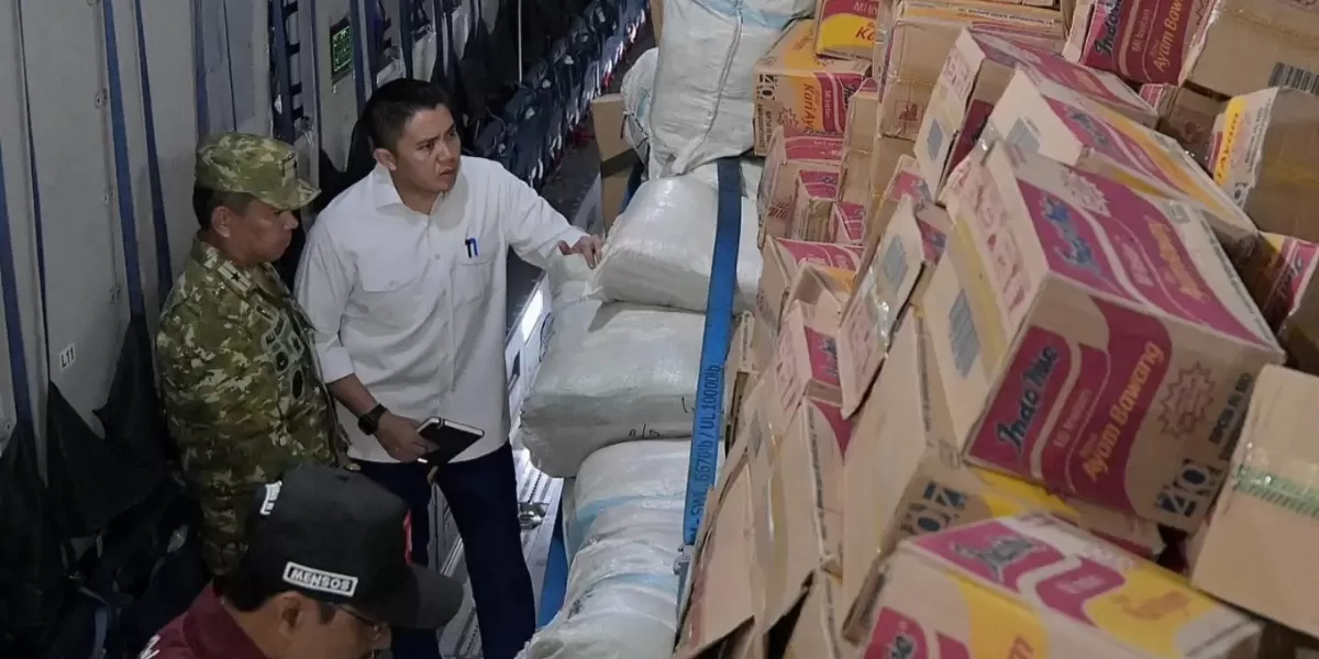 NTT dilanda gempa bumi, pemerintah telah mengirimkan bantuan logistik sebanyak 253 ton belum lama ini. (Instagram.com/@kemensetneg.ri)