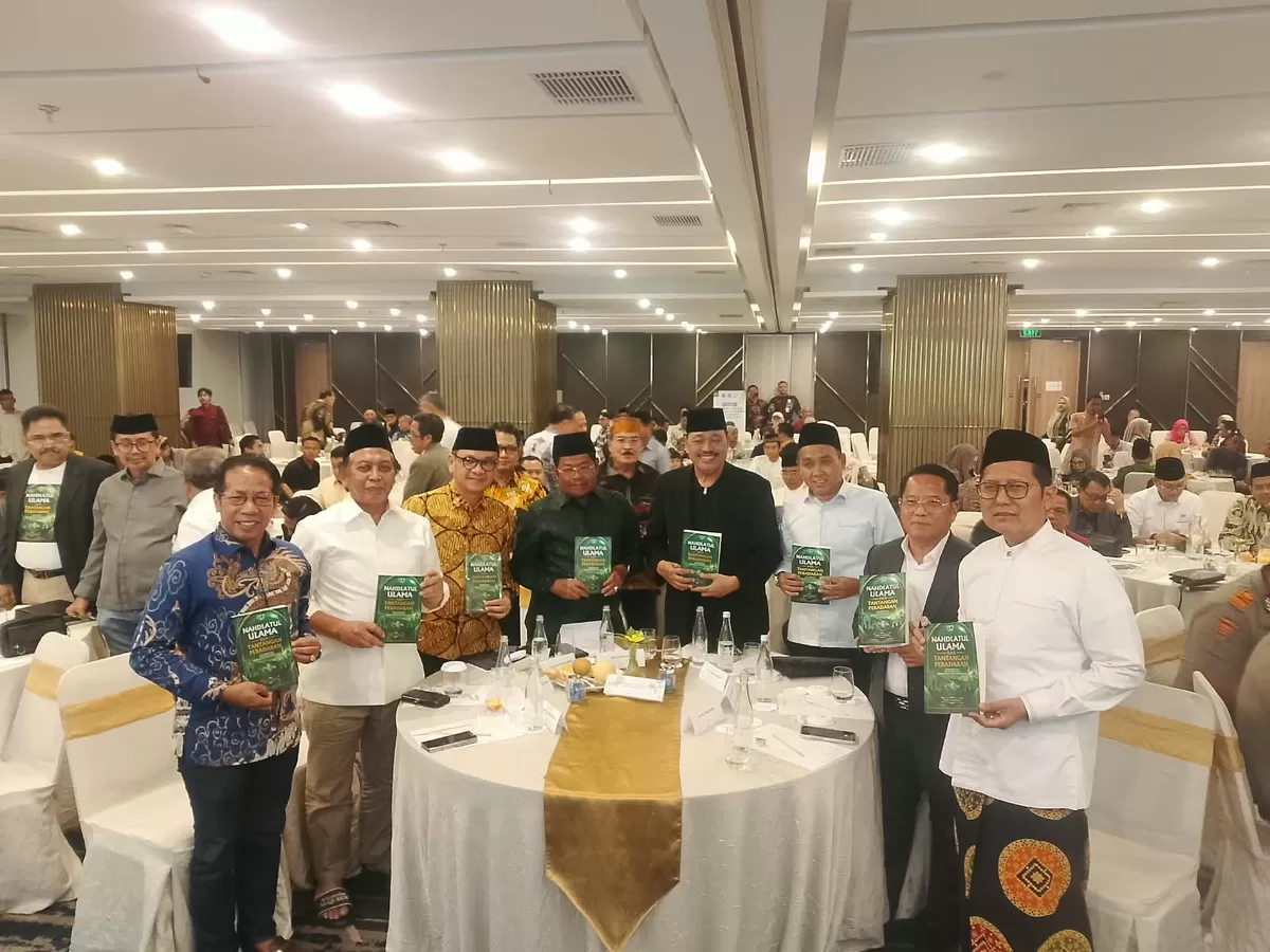 Potret kebersamaan tokoh-tokoh NU dalam Bedah Buku Nahdlatul Ulama dan Tantangan Peradaban karya Idrus Marham. (Senayan Post)