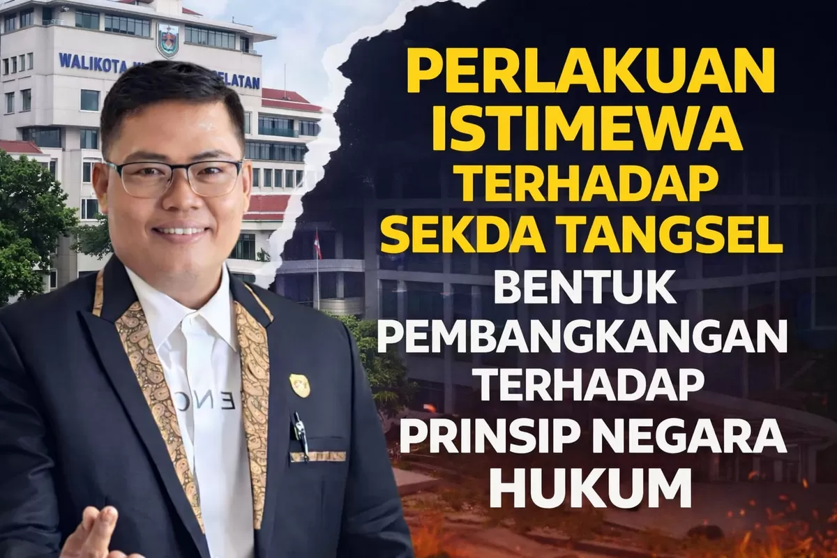 Praktisi Hukum Tata Negara, Turnya, S.H., M.H., menilai peristiwa tersebut sebagai bentuk kemunduran serius dalam penegakan hukum administrasi pemerintahan