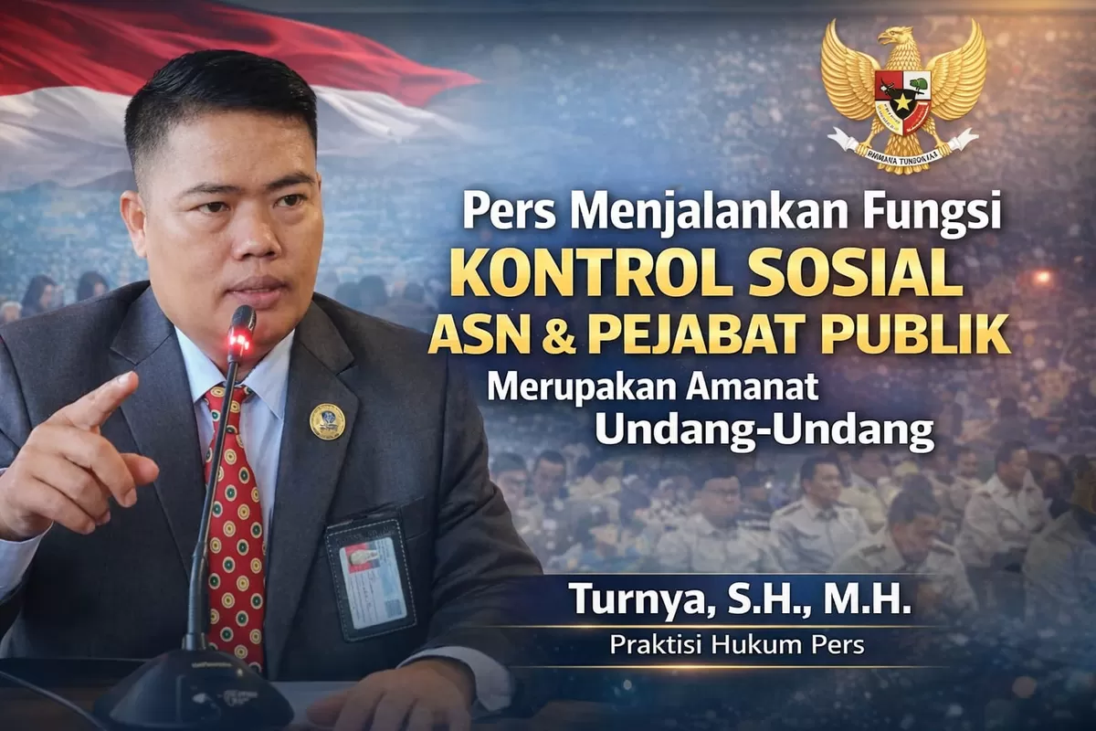 Menurut Turnya, S.H., M.H., Praktisi Hukum Pers, fungsi kontrol yang dijalankan pers bukanlah bentuk permusuhan terhadap aparatur negara, melainkan upaya menjaga marwah birokrasi dan kepentingan publik.