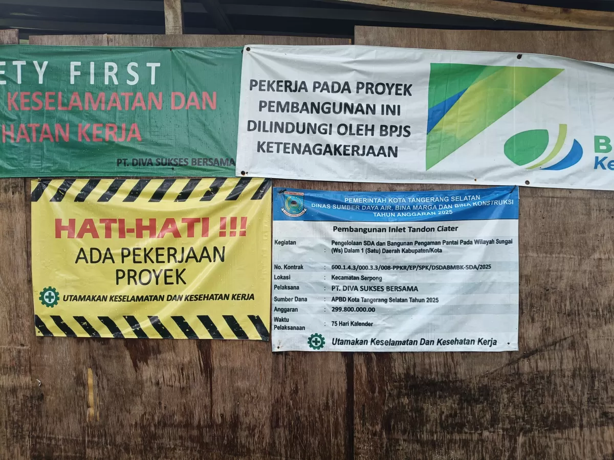 Pembangunan Inlet Tandon Cater