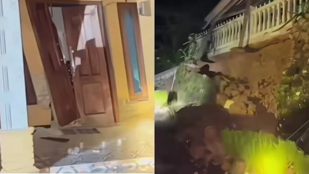 Kondisi Desa Padasari, Jatinegara, Tegal yang ditinggalkan warganya. (Instagram/tegalbagiankidul)