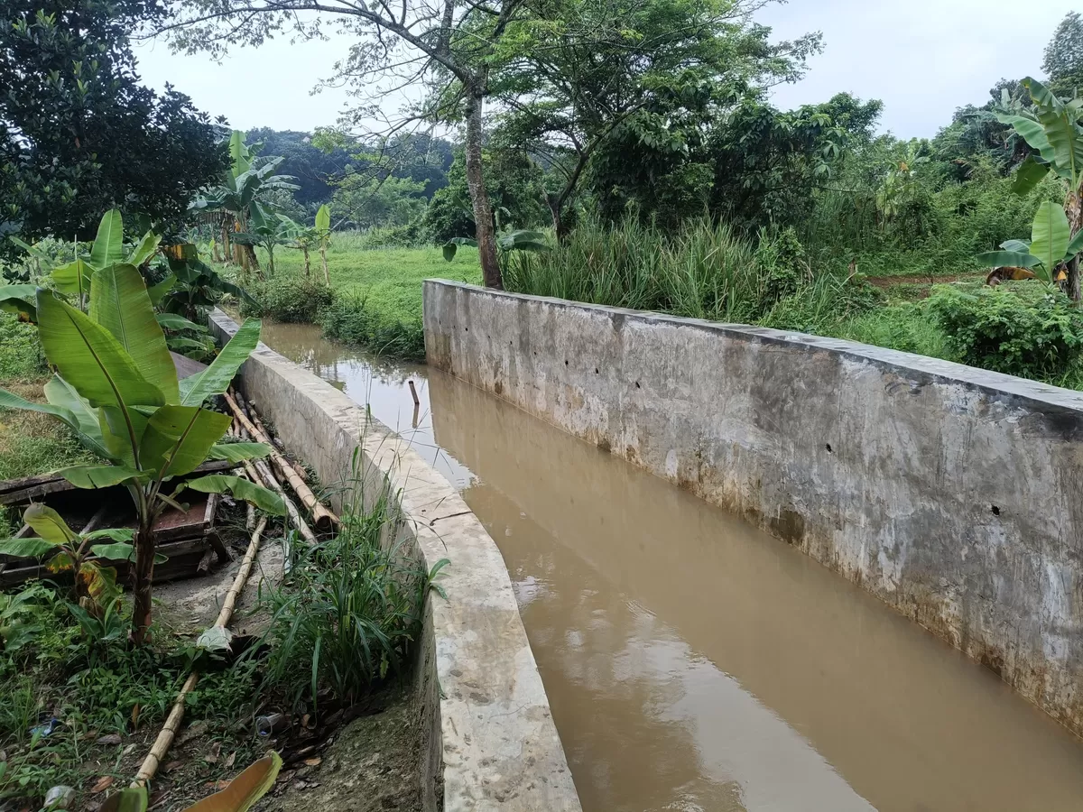 Pekerjaan inlet Tandon Ciater