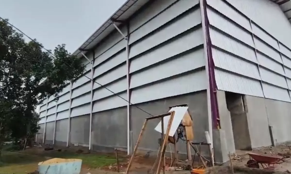 Proyek tersebut dipastikan belum mengantongi Persetujuan Bangunan Gedung (PBG)